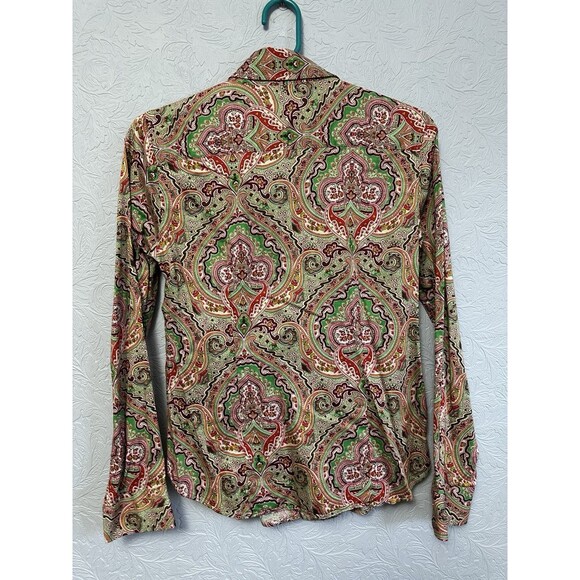 Talbots Size 4 Button Up Top E3 - Picture 3 of 5